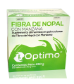 Fibra de nopal con manzana en polvo