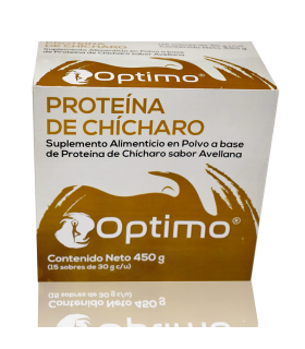 Proteína de Chícharo sabor avellana - caja de 450g - vista 15º