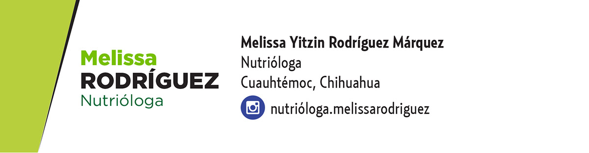 Nutrióloga Melissa Rodríguez